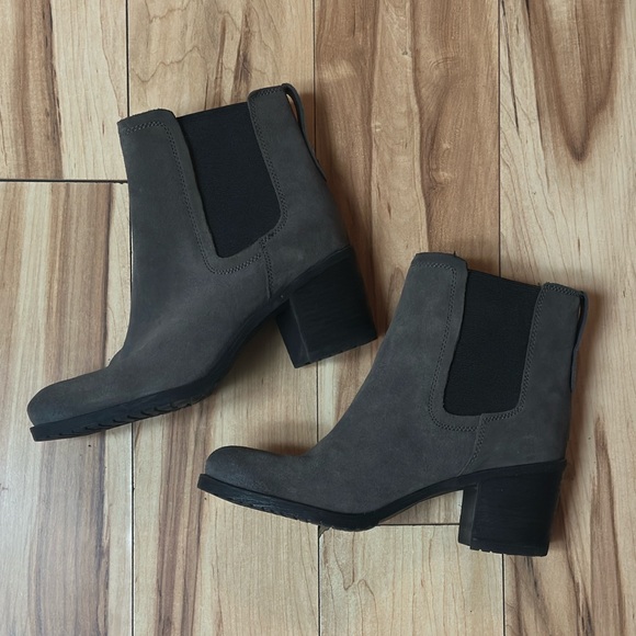 Sam Edelman Grey Suede Boots 8.5 - Picture 5 of 7